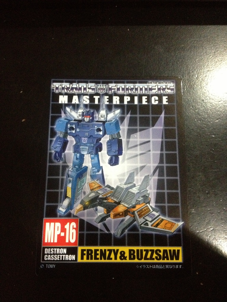 Transformers Masterpiece MP-16 Frenzy and Buzzsaw In-Hand Images